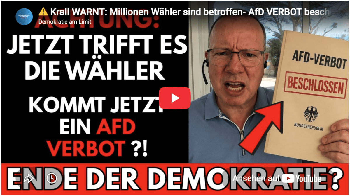 Krall WARNT: Millionen Wähler sind betroffen- AfD VERBOT beschlossen?