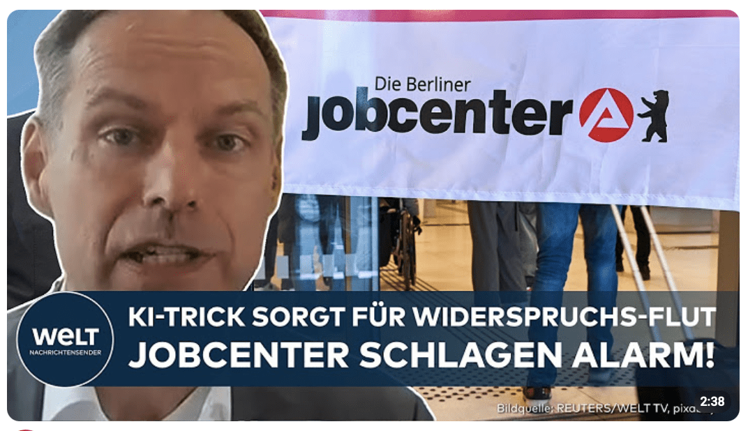 DEUTSCHLAND: KI-Chaos in Jobcentern! Bürgergeld-Empfänger fluten Behörden mit Einsprüchen!