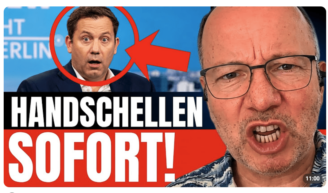 „ANGST VORM KNAST!“ Markus Krall deckt Klingbeil Skandal auf – es wird einen Urknall auslösen!