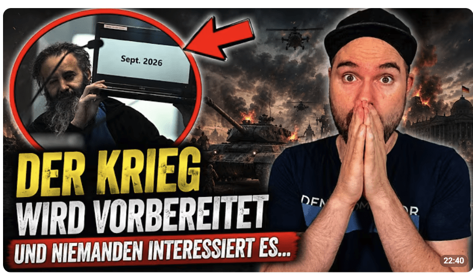 Der Krieg wird vorbereitet und niemanden interessiert es…