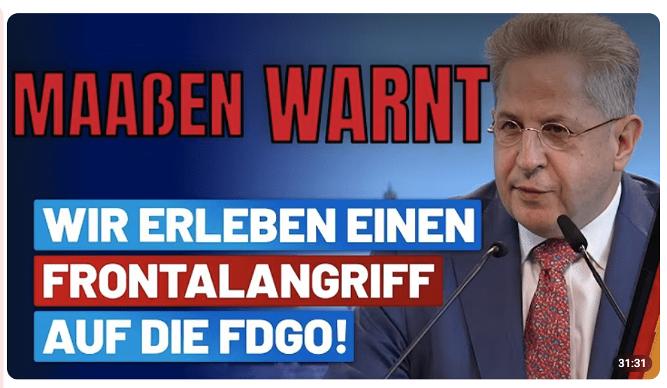 Hans-Georg Maaßen warnt: Wir erleben einen Frontalangriff auf die Meinungsfreiheit