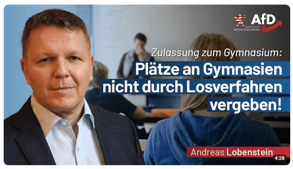 Zulassung zum Gymnasium:Plätze an Gymnasien nicht durch Losverfahren vergeben!
