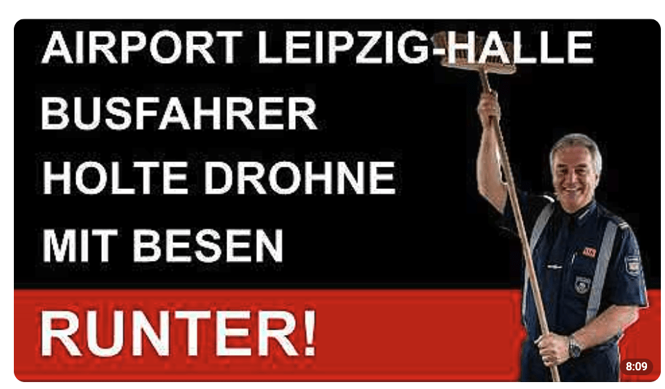 Drohne verliert Luftkampf gegen gebrauchten Linienbus!