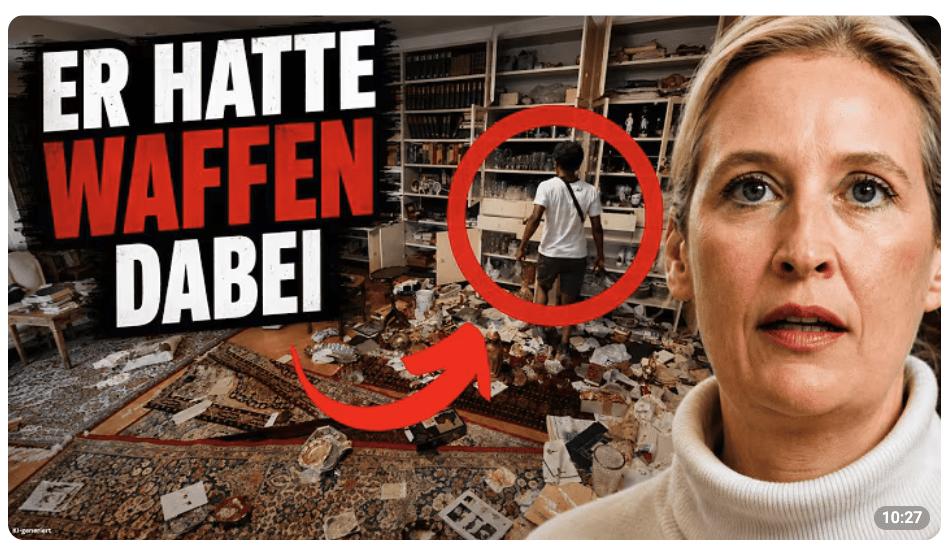 SCHOCK im 3. Stock! Plötzlich stand er in meinem WOHNZIMMER! Alice Weidel WARNT JETZT!