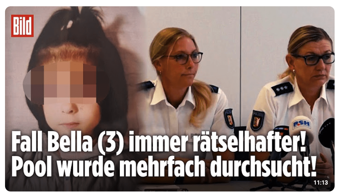 Vermisste Bella (3) tot in Pool gefunden: Was passierte dem kleinen Mädchen?