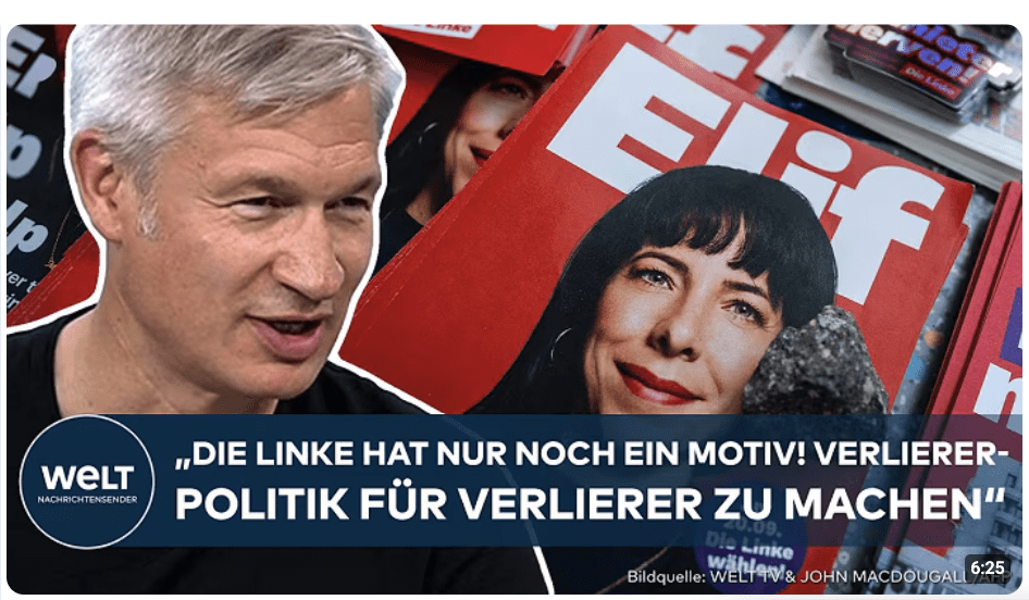 BERLIN: „Kompensation von Neidgefühlen“ – Ulf Poschardt schießt scharf gegen Die Linke