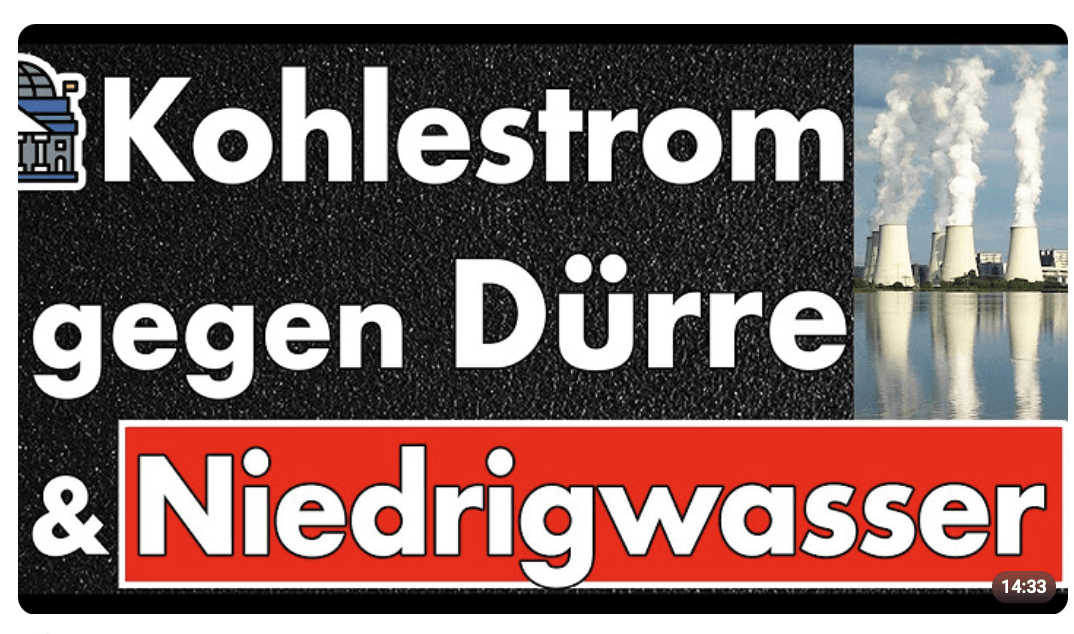 LKW soll Binnenschiff ersetzen? Politik ohne Sinn & Verstand! Wir brauchen mehr Aerosole in der Luft