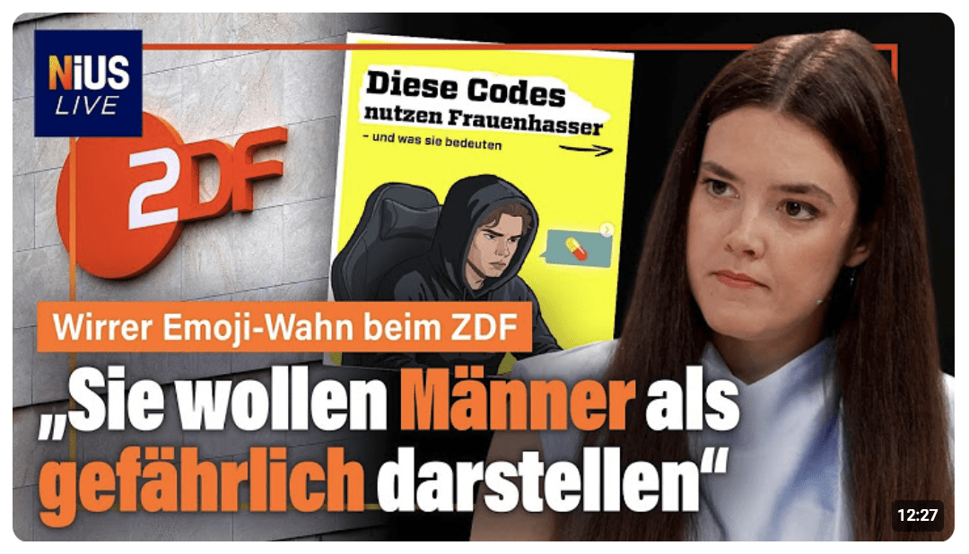 Kaffee, Dynamit, 100 Prozent: ZDF erklärt Emojis zu Frauenhass-Codes | NIUS Live