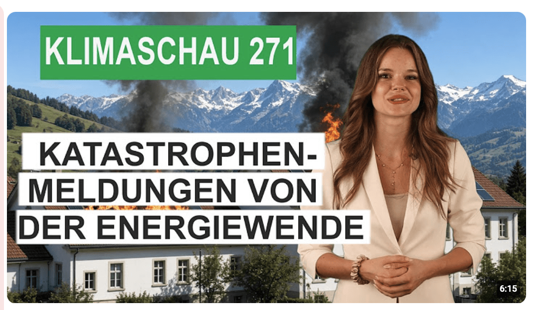 Katastrophenmeldungen von der Energiewende – Klimaschau 271