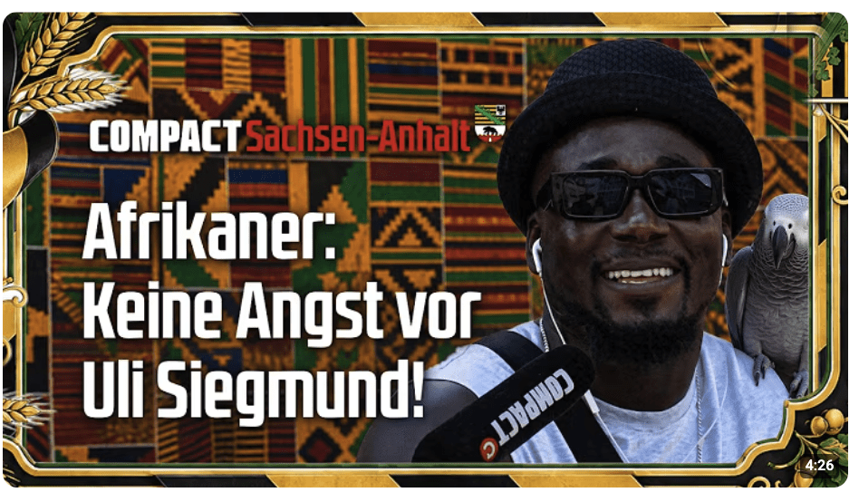 Afrikaner: Keine Angst vor Uli Siegmund!
