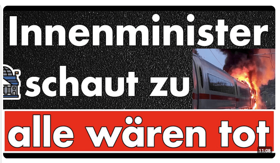 Inferno im Tunnel: Zug brennt 2 Stunden ohne Rettung – Übung zeigt dysfunktionale Deutsche Bahn!