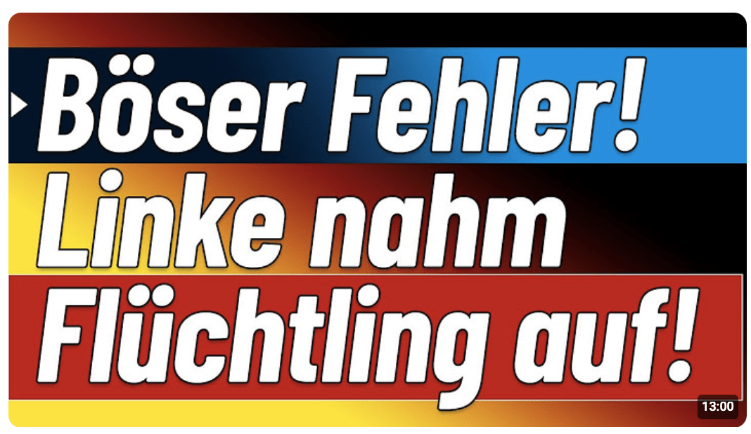 Sie nahm ihn auf! Radikale Pro Flüchtlings Aktivistin begeht Fehler ihres Lebens! +++ Jobcenter…