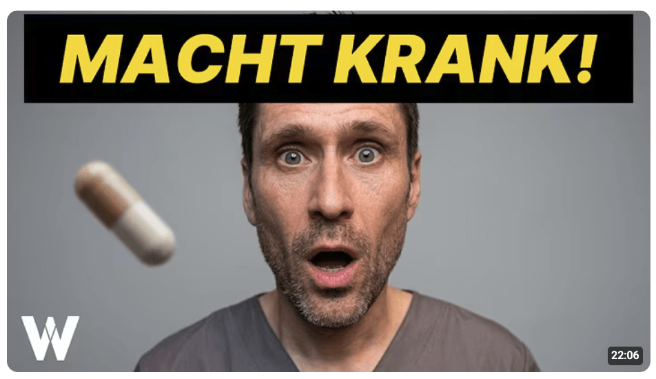 Wieso diese Medikamente Sie langsam krank machen…..