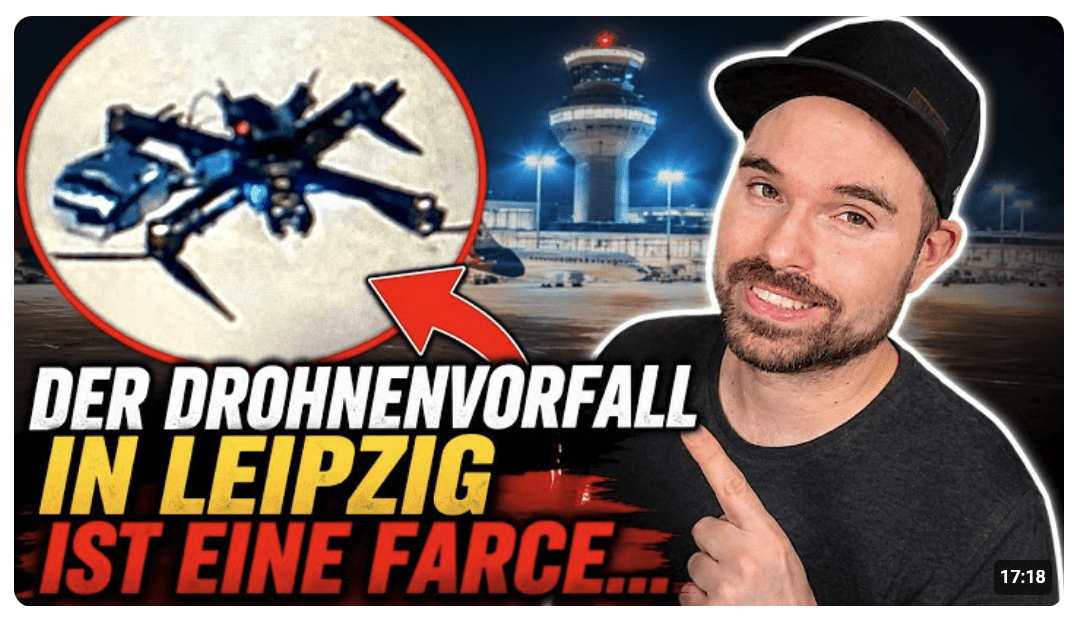 Der Drohnenvorfall in Leipzig ist eine Farce…