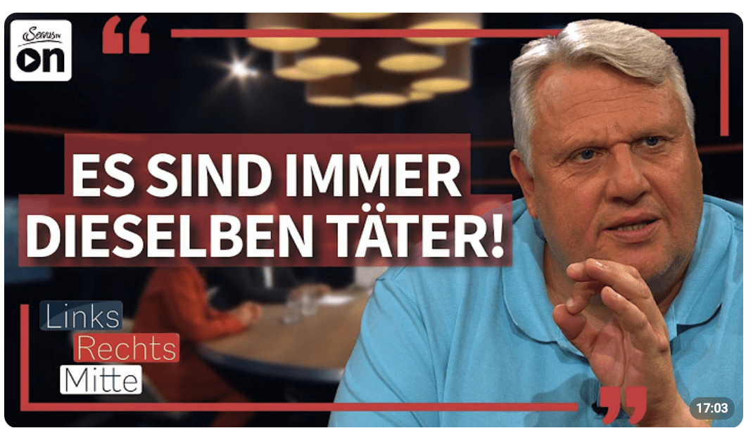 „Immer dasselbe Täterprofil!“ – Vater eines Mordopfers klagt die Politik an | Links. Rechts. Mitte
