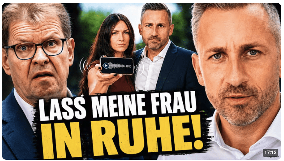 UND DANN KOMMT Siegmunds FRAU und LÄSST EKELHAFTE VOICEMAIL laufen?! CIAO Ralf STEGNER!?