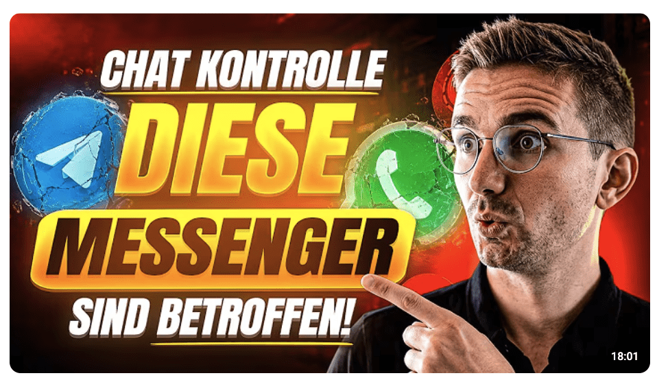CHAT KONTROLLE 2026: Diese Dienste & Messenger werden JETZT gescannt!