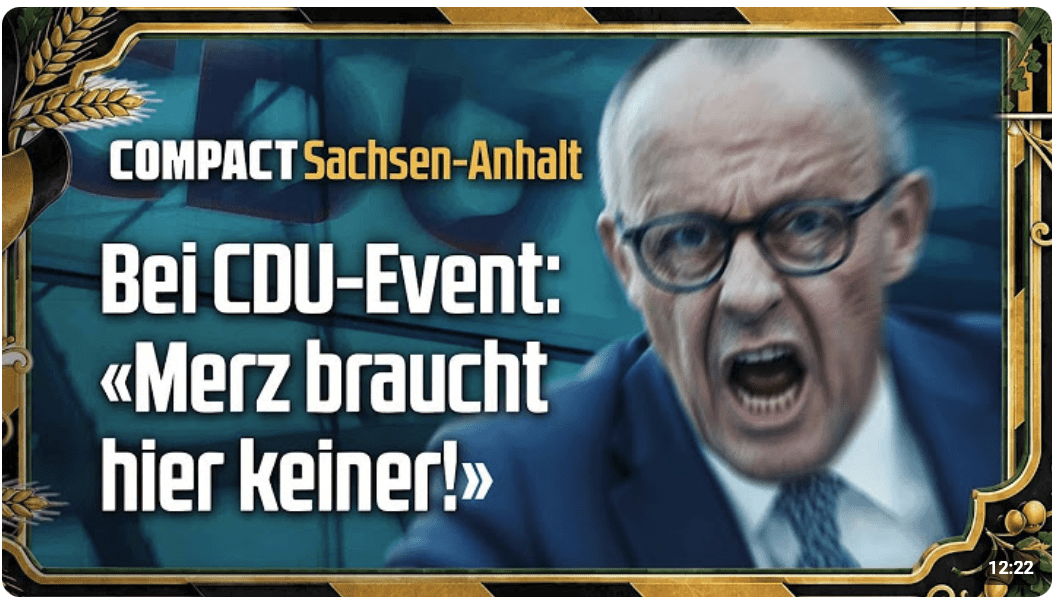 Bei CDU-Event: «Merz braucht hier keiner!»