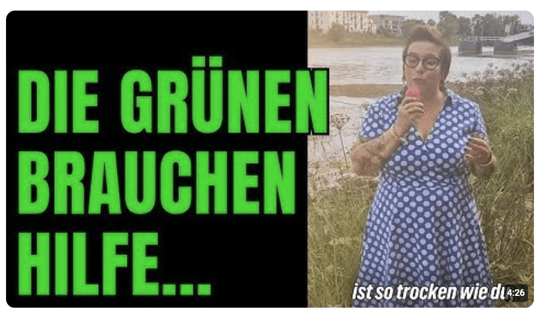 Grüne machen Wahlkampf mit intimer Trockenheit. Nein, keine Satire.