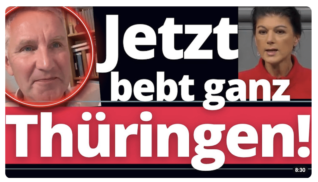 Sensation: Höcke beendet Wagenknecht in 2 Minuten!