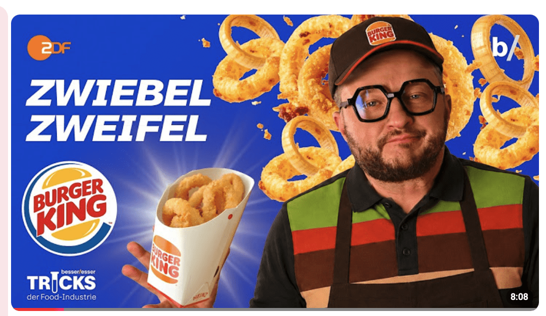 Burger King Bluff: Sebastian Lege schlägt Onion Rings zu Brei