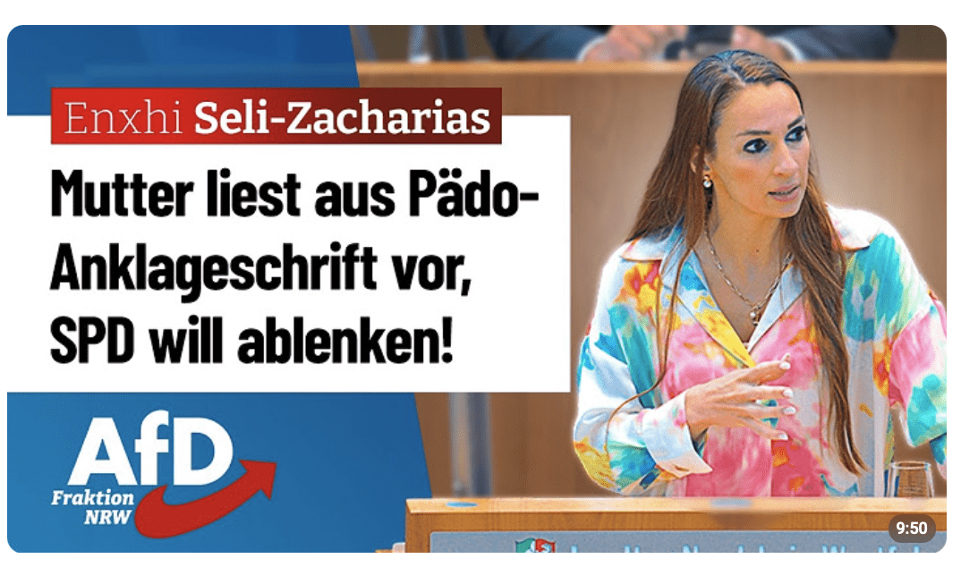 Keine Anonymität für Kinderschänder! – Enxhi Seli-Zacharias (AfD)