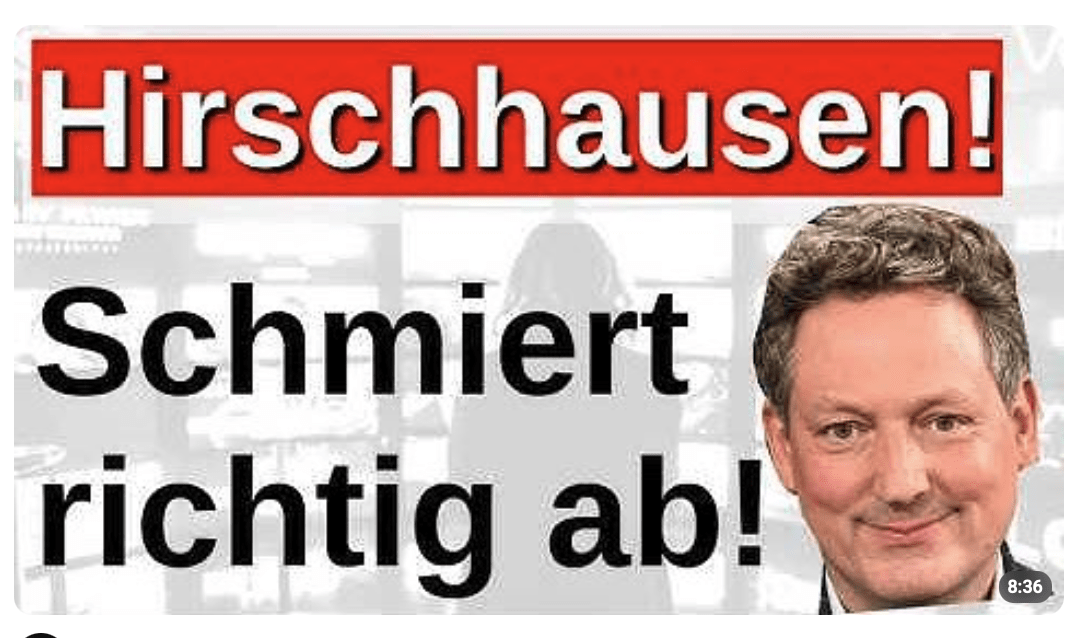 Harald Schmidt lästert über Hirschhausen! Er ist schmierig!
