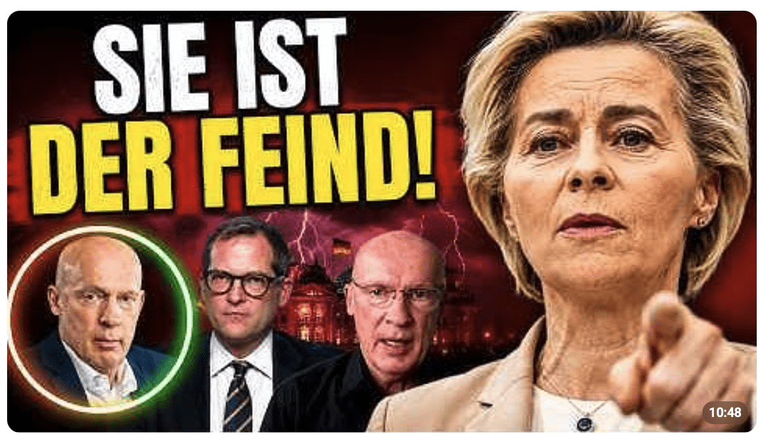 „EINFACH NUR WIDERWÄRTIG!“  Joachim Steinhöfel explodiert plötzlich gegen von der Leyen!