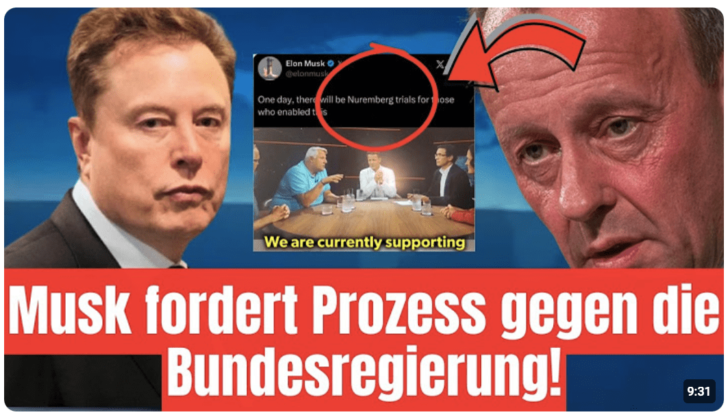 Ihr werdet nicht glauben, was Elon Musk vorhat – Fall Michael Kyrath eskaliert, Merz zittert! 