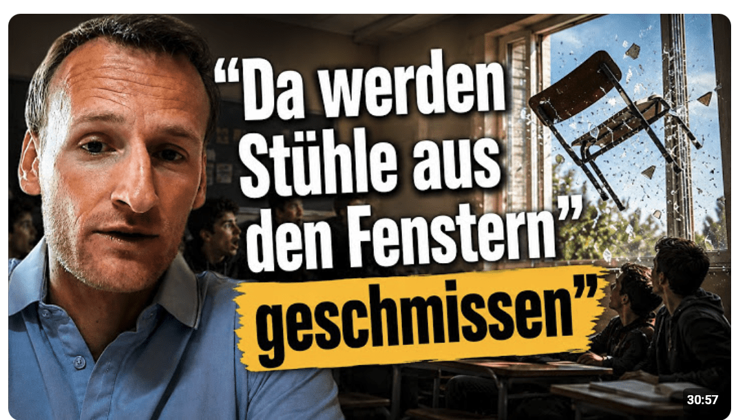 LEHRER WARNT: „Da werden Stühle aus den Fenstern geschmissen!“