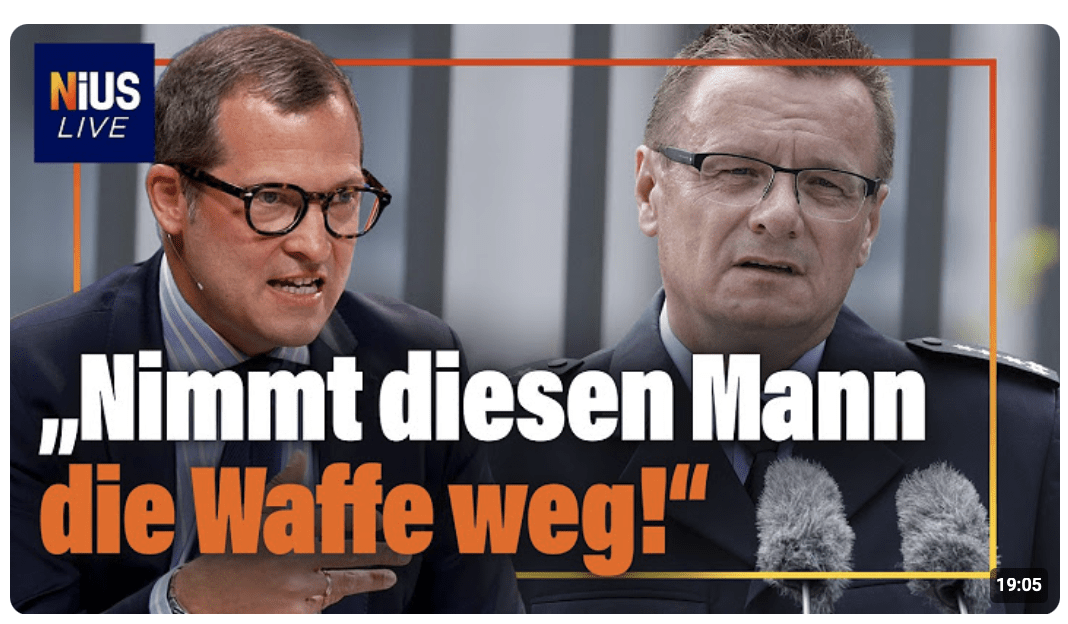 Nach Aufruf gegen die AfD: Putsch-Polizist Hüber wackelt | NIUS Live