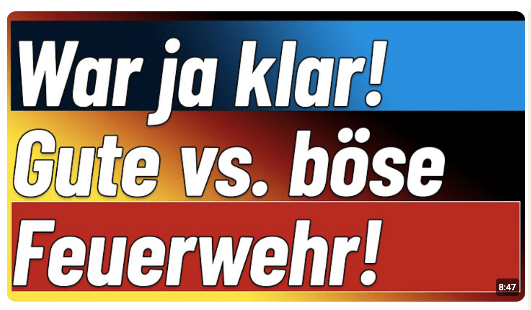 Was für eine Schande! Feuerwehr Skandal weitet sich aus! Die Wehr wird massiv unter Druck gesetzt!