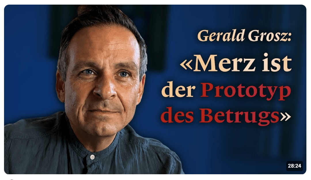 Merz, Merkel, Von der Leyen: Publizist Grosz über Scheinkonservative und warum sie gefährlich sind
