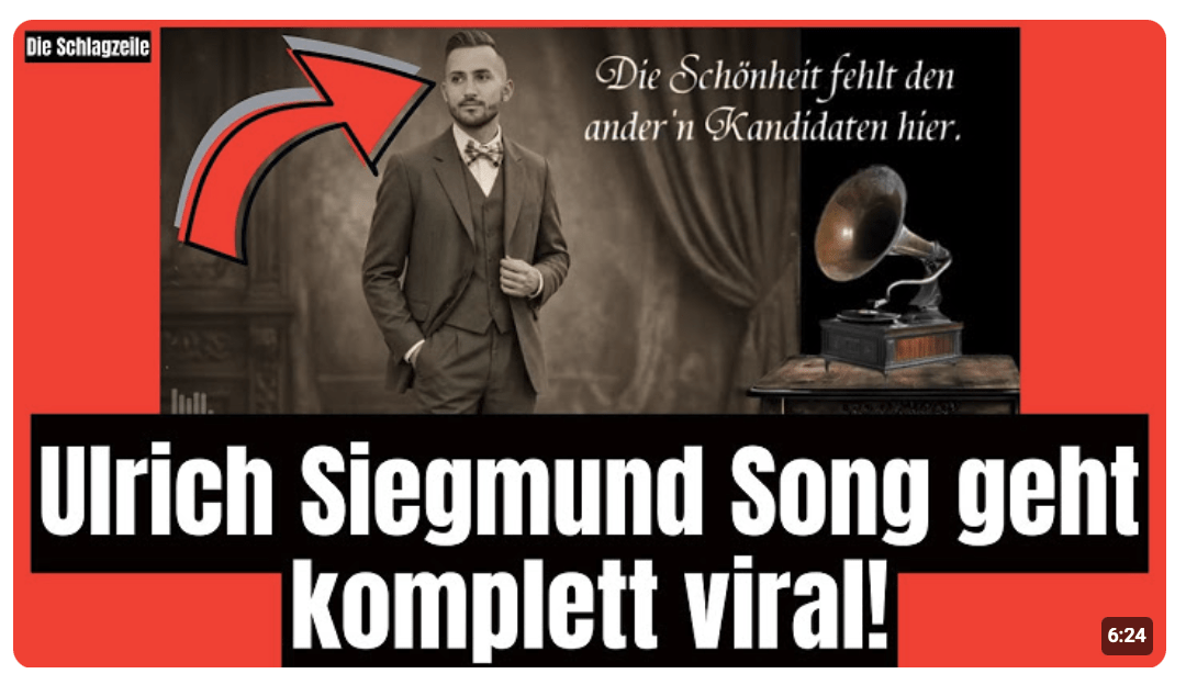 Nicht nur bei Ben: Song über Ulrich Siegmund sprengt das ganze Internet! 