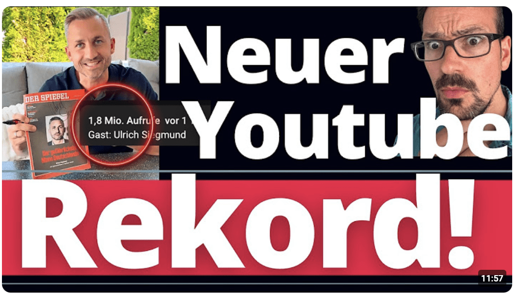 EIL: Siegmund knackt ALLE Rekorde! Linke Medien drehen bereits durch!