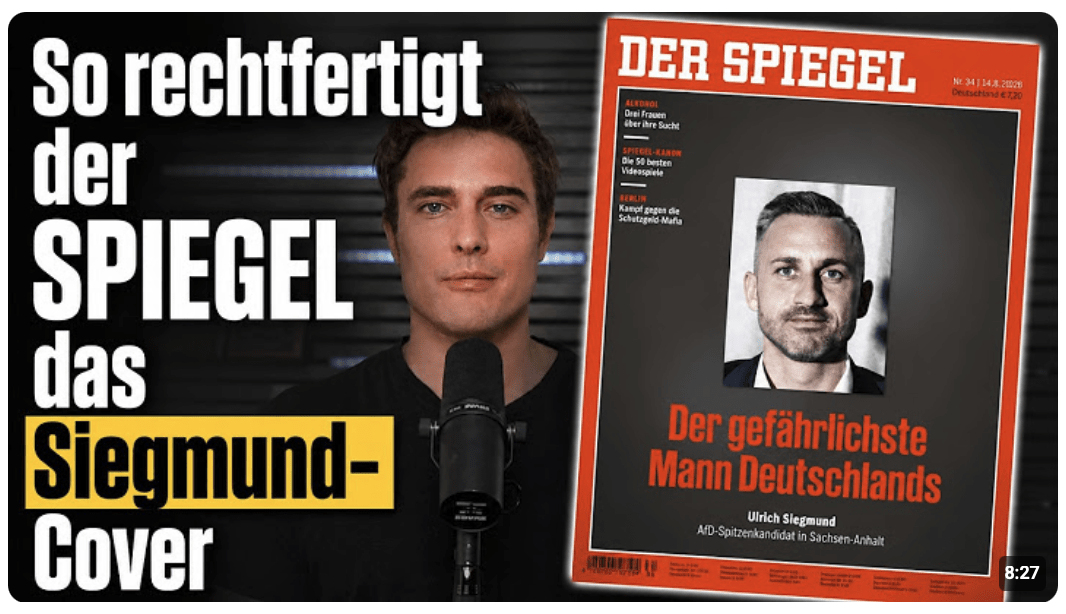 NACH KRITIK: So rechtfertigt der SPIEGEL das Siegmund – Cover