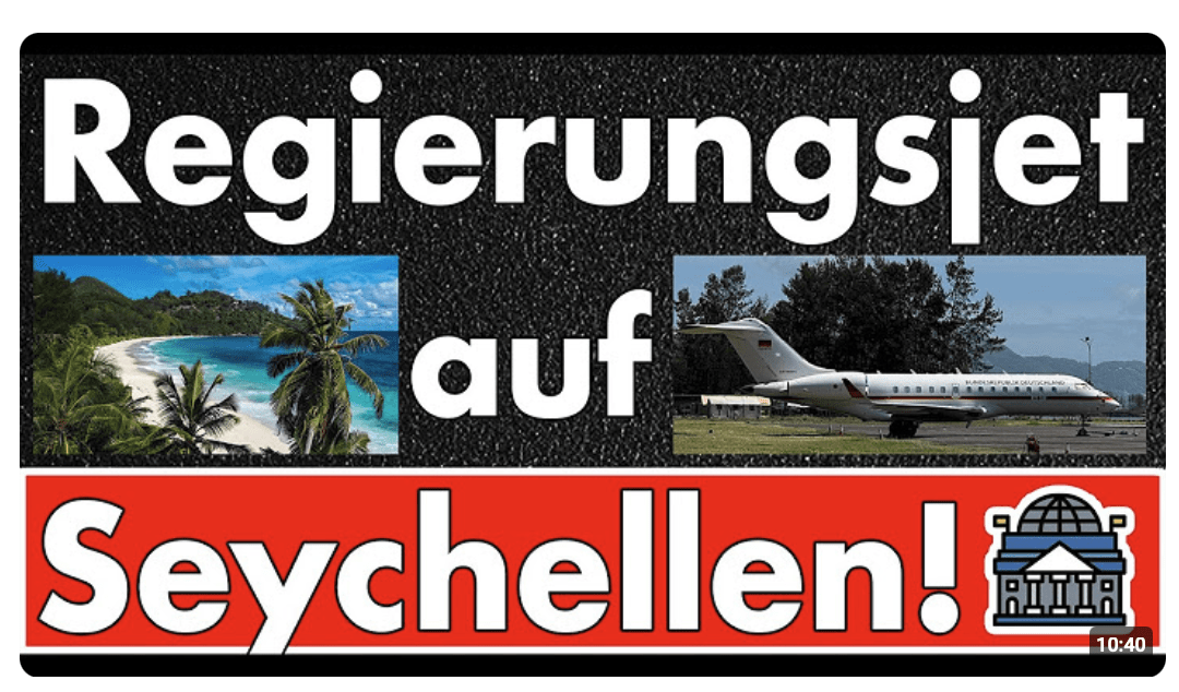 Notlandung im Paradies? Ausrede des Ministeriums ist eine Farce! Verschwendung auf höchstem Niveau!