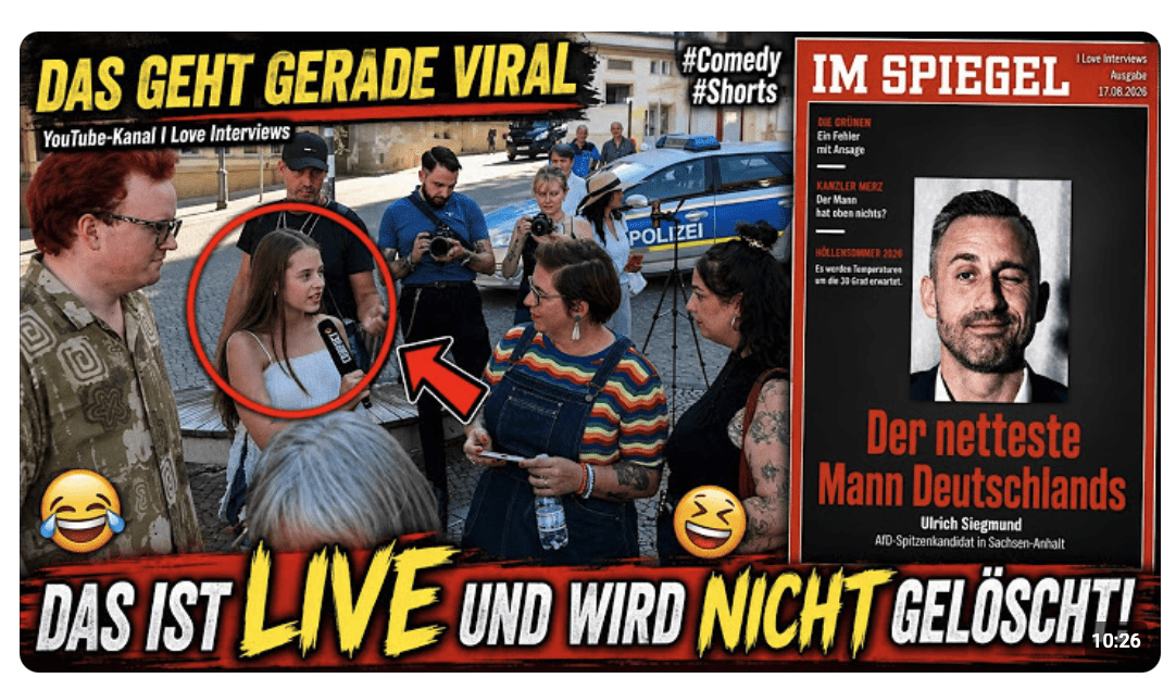 GRÜNE: BLÖDHEIT ist keine Schande!?  SIE WOLLEN, DASS DAS VIDEO GELÖSCHT WIRD! Strassenumfragen!