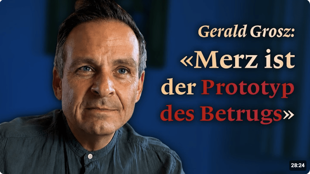 Merz, Merkel, Von der Leyen: Publizist Grosz über Scheinkonservative und warum sie gefährlich sind
