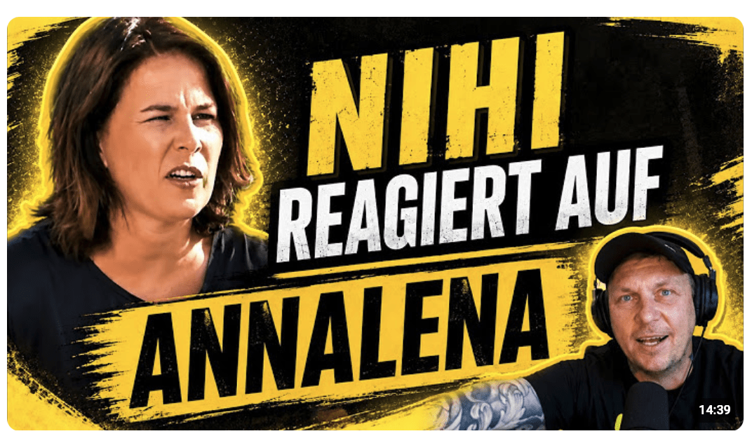 Sprachsalat und andere Peinlichkeiten: Nihi reagiert auf Annalena Baerbock