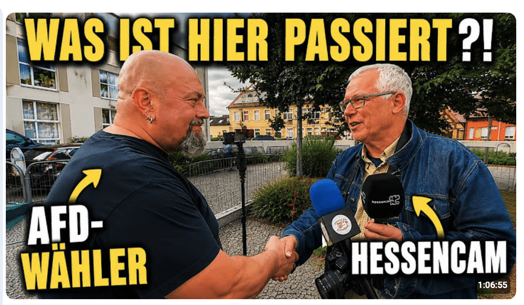 AfD Wähler vs. HESSENCAM!   Kontroverse Diskussion & dann passiert DAS beim AfD Fest in Klötze!