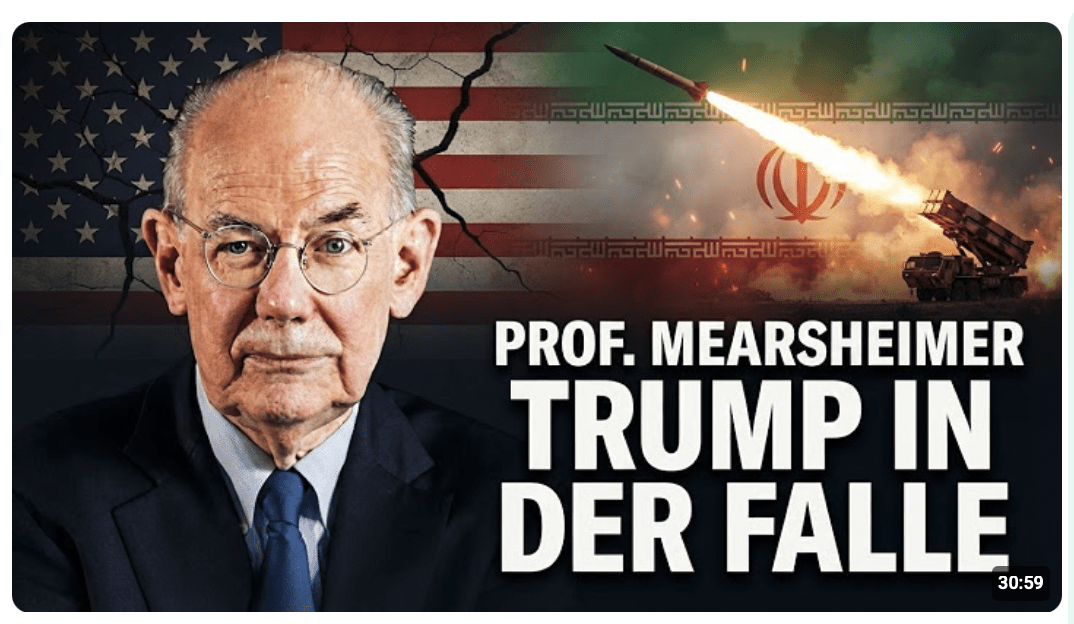 Prof. Mearsheimer – Iran hat Trump in der Hand