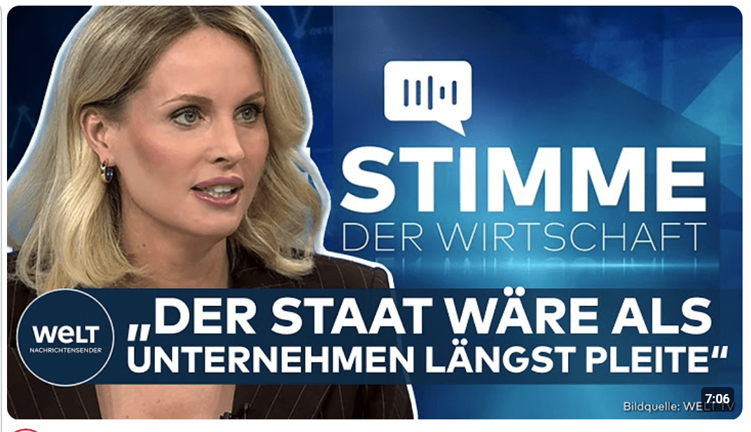 JANNA ENSTHALER: „Der Staat geht unfassbar verschwenderisch mit unseren Steuergeldern um“