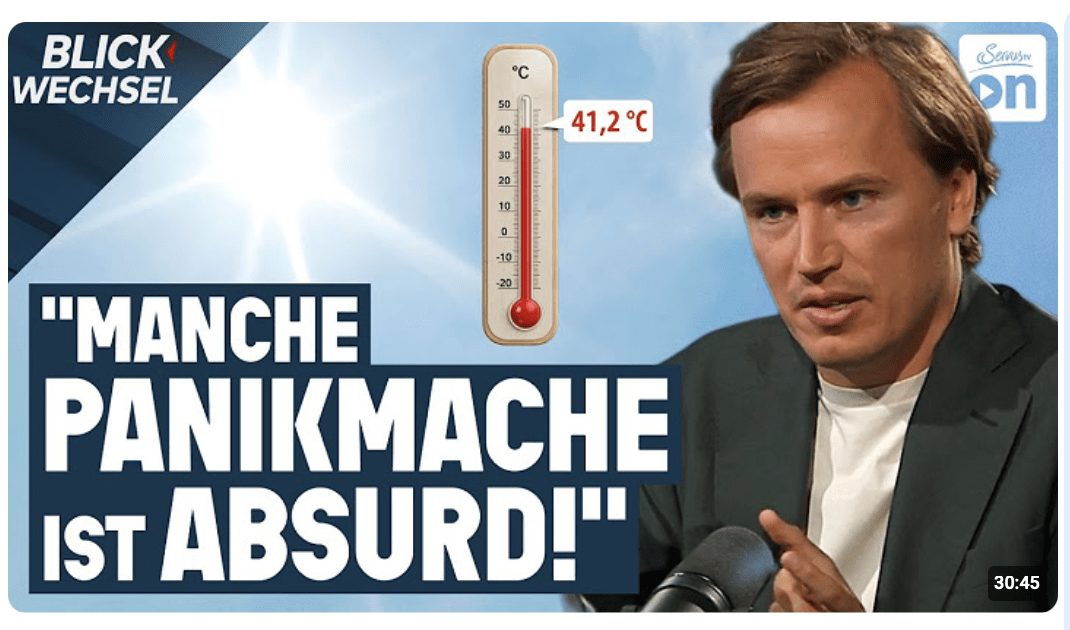 „Klima-Panik“ statt Klimaschutz? ServusTV-Meteorologe über die Hitzewelle | BLICKWECHSEL