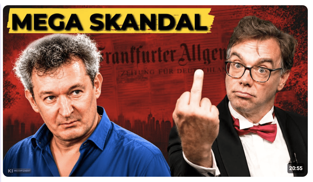 Was sagt dieser FAZ Journalist da?!