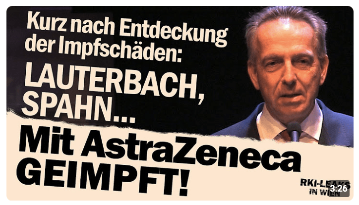 „Wer das glauben will, kann es ja glauben.“ – Prof. Dr. Stefan Homburg bei „RKI-Leaks in Wien“