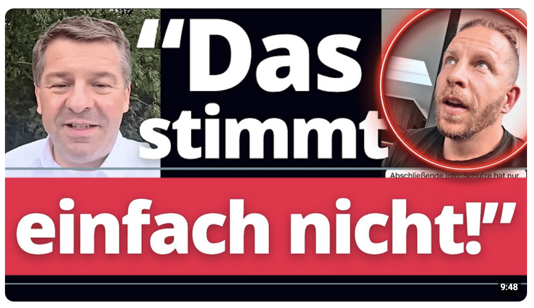 EIL: Plötzlich meldet sich Ben Ungeskriptet und WIDERSPRICHT Schulze!