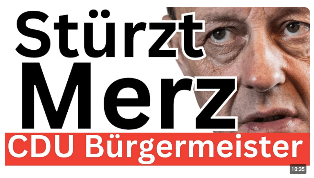 Merz Sturz Aufruf Bürgermeister 