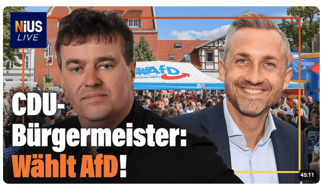 CDU-Bürgermeister spendet 10.000 Euro an AfD und bringt damit die ganze CDU ins Wanken