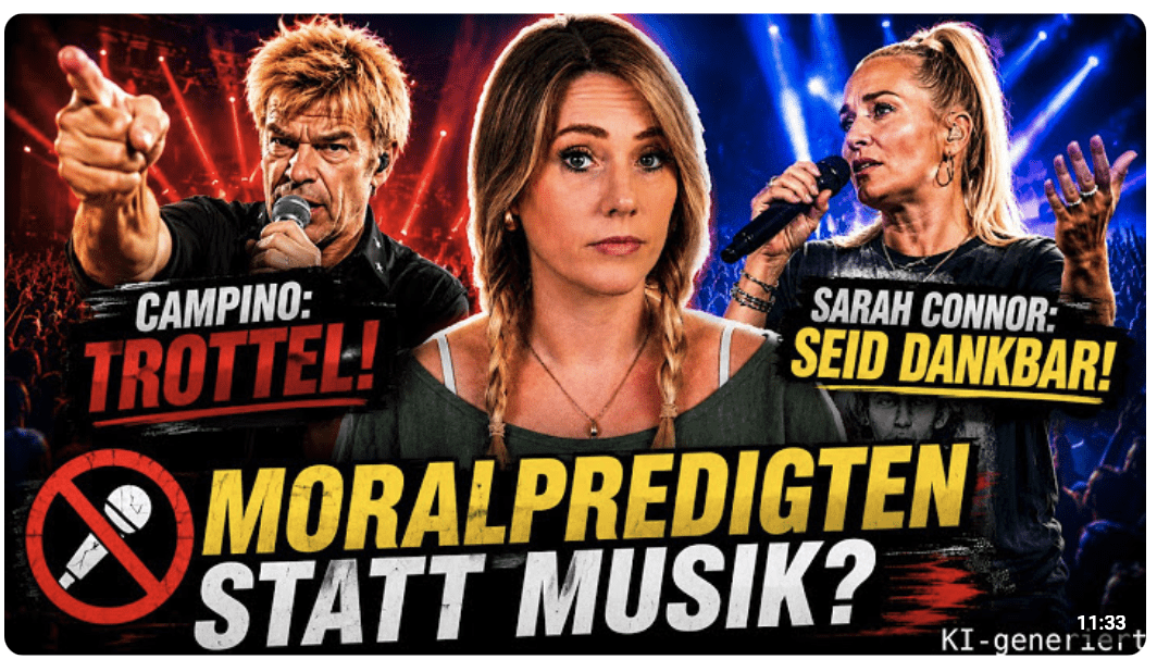 Machtmissbrauch: Sarah Connor und Campino belehren Fans!